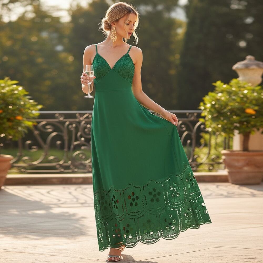 Invitee Dress – Size Small – NWT – Zip Closure – Green Cutout Detail